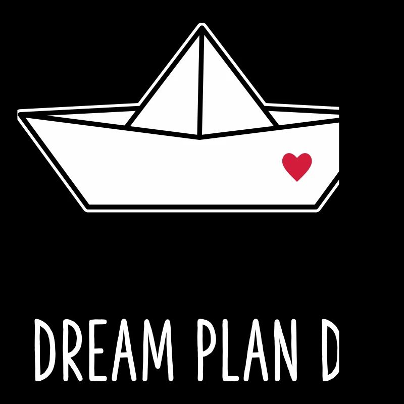 Dream Plan Do - Papierboot Schiffchen Herz