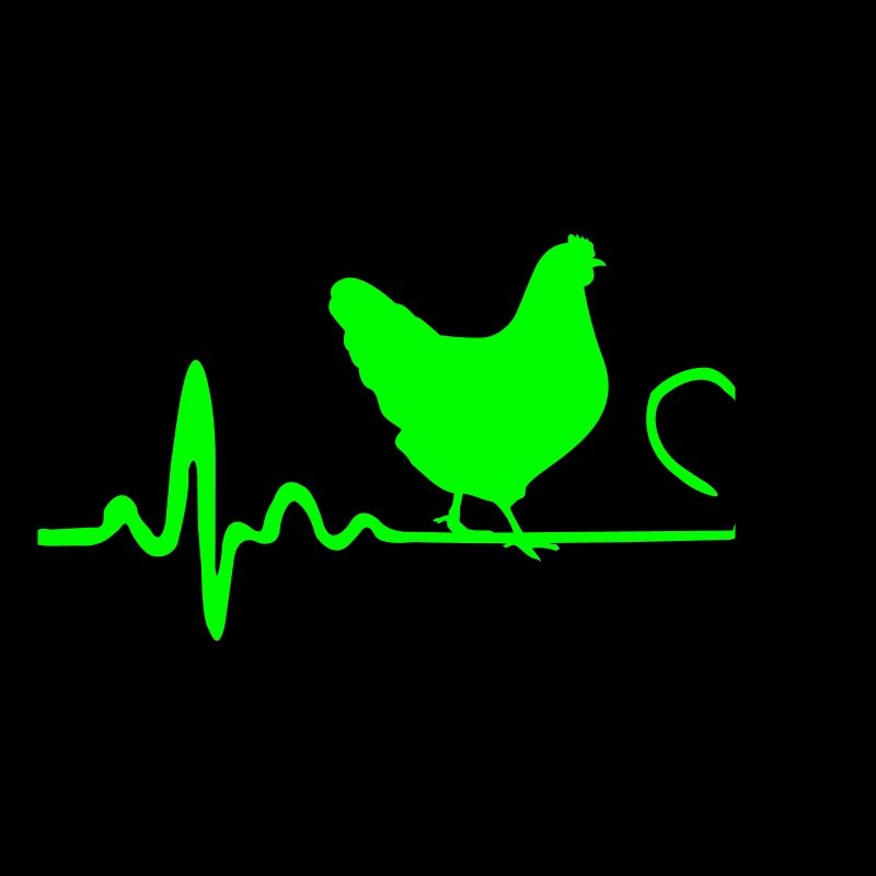Huhn Hühnerliebe Herzschlag