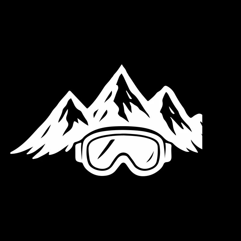 Ski Goggles Ski Mountains Slope Icon