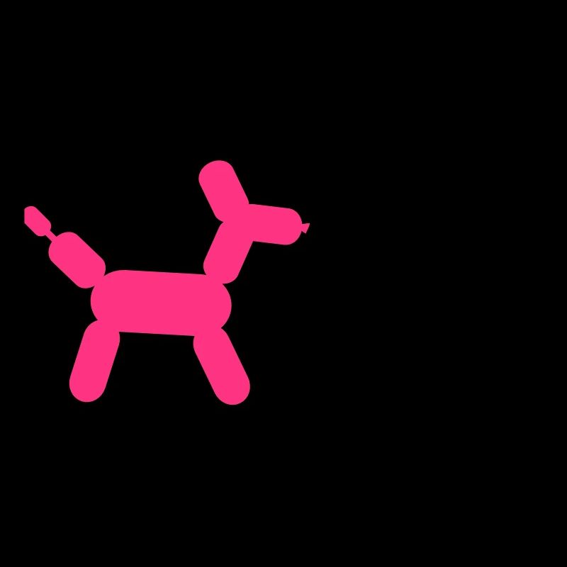 un caniche et un ballon-caniche