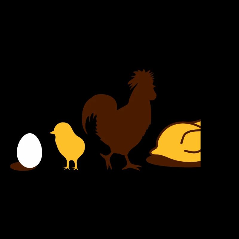 Ei,Küken,Hahn und Hähnchen-Geflügel Evolution