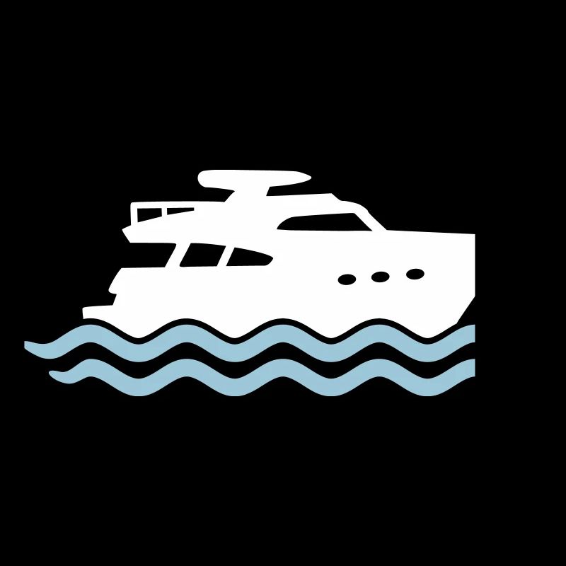 Yacht Silhouette Motorboat