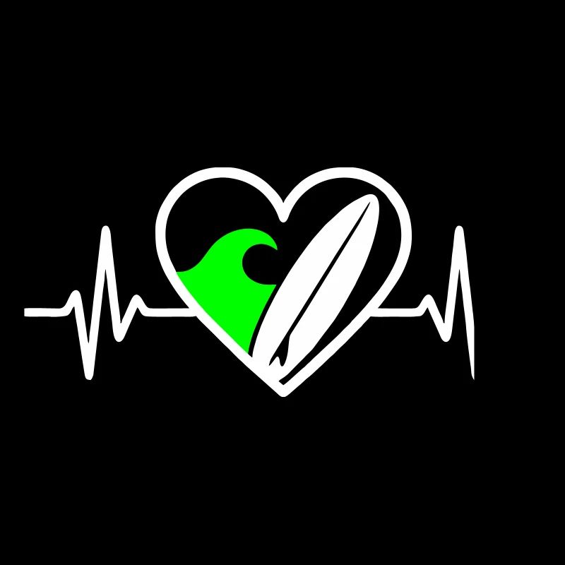 Surf Heart Surf Wave Ocean Sommer