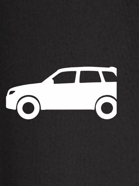 Pastel Car Silhouette