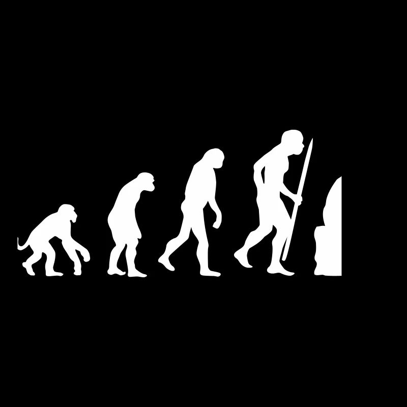 Evolution of thinker philosophy philosopher funny