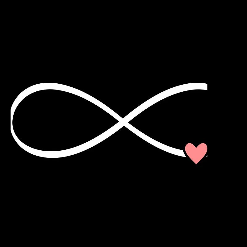Herz Unendlichkeitszeichen Liebe Symbol Geschenk