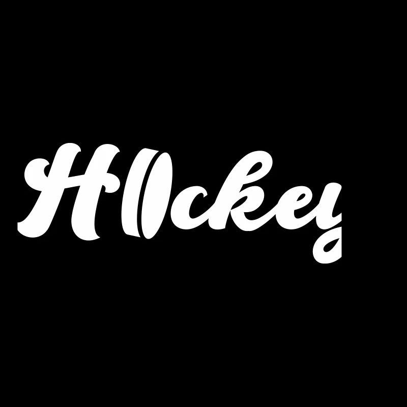 Style de script de hockey – Look élégant de logo