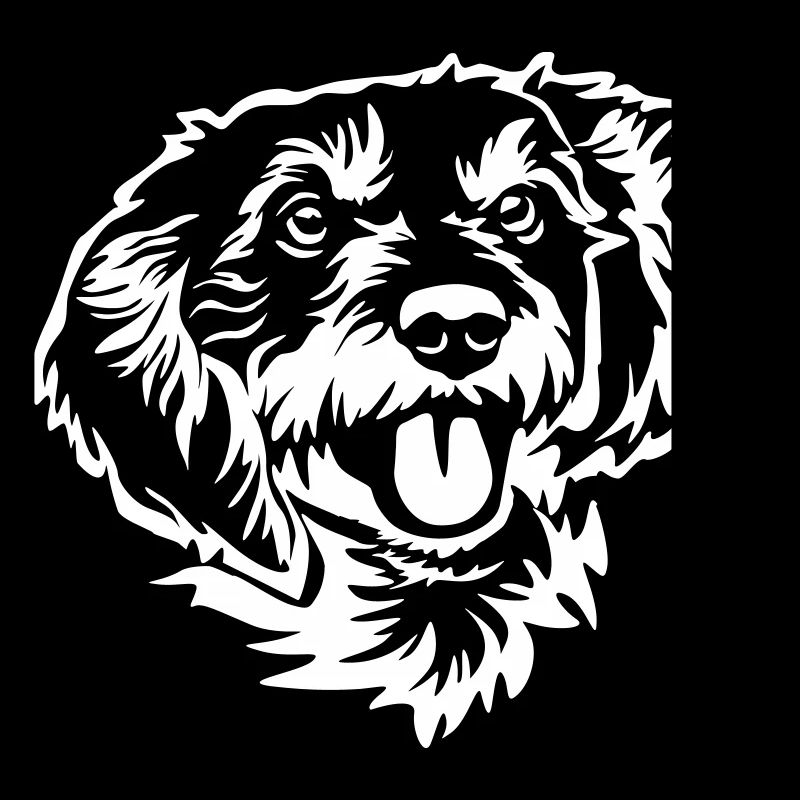 Dachshund head "Black Edition"