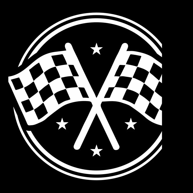 Racing race flag checkered flag