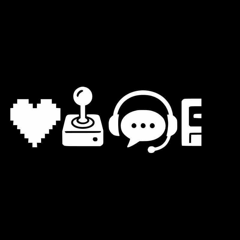 Retro Pixel Icons Herz Joystick