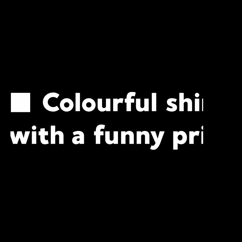 Colourful funny