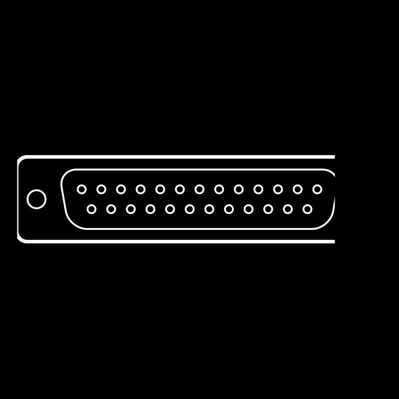 DB 25 Connector Parallel, Drucker