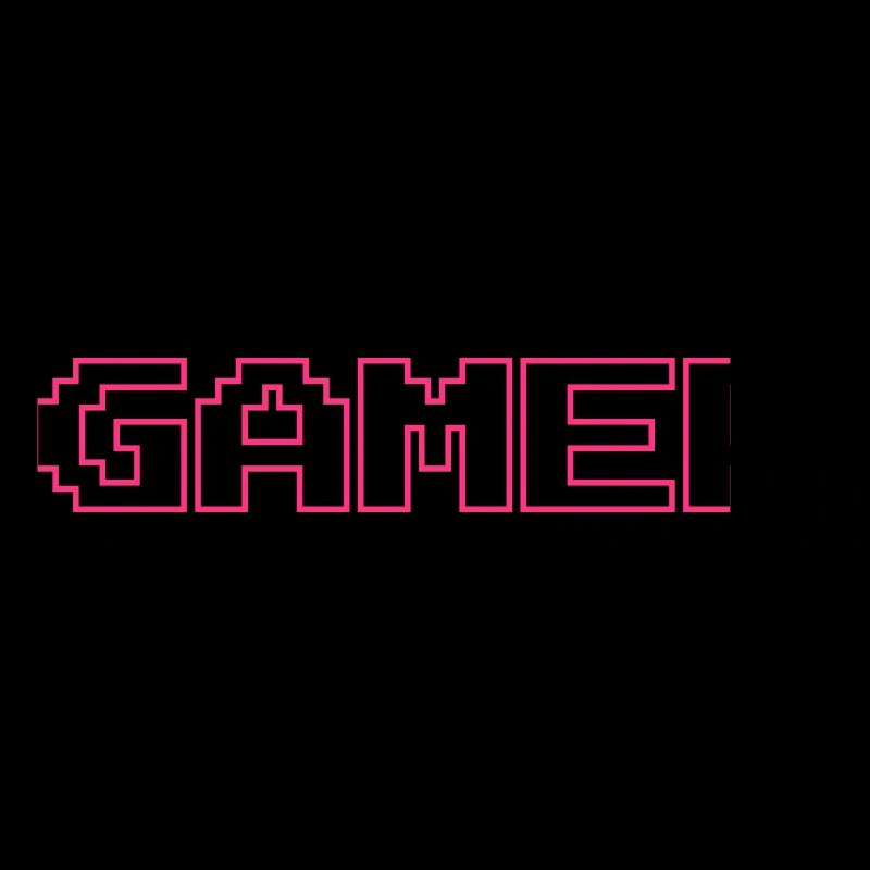 Retro Gamer Pixel Text