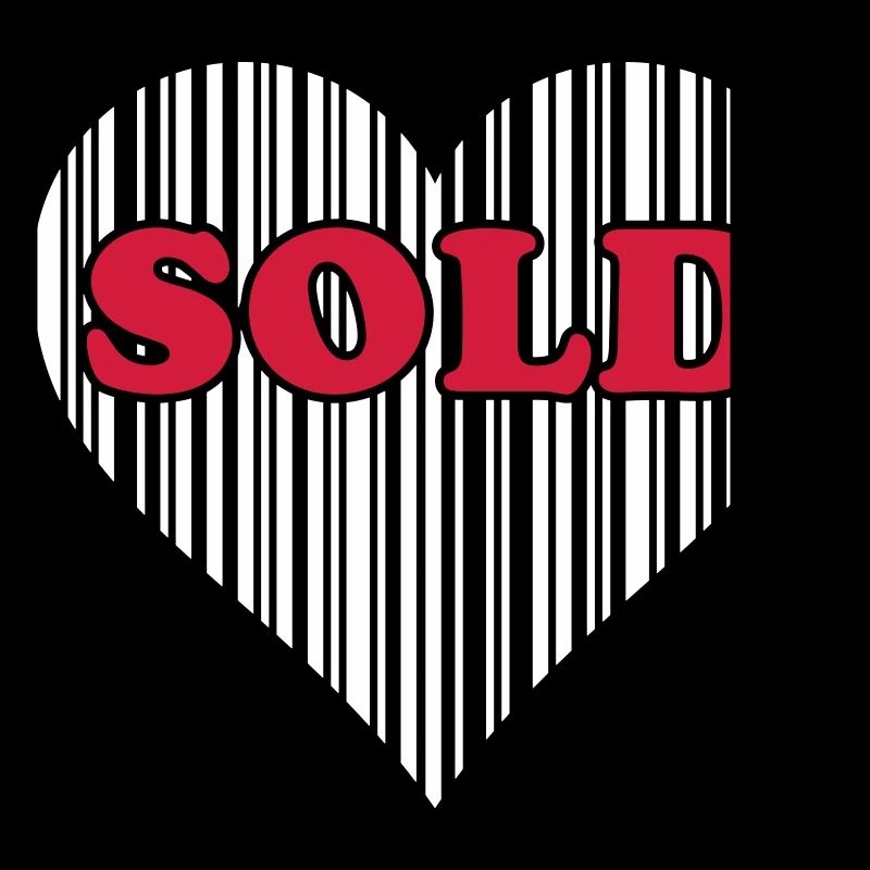 Herz Barcode Liebe – Sold Code Strichcode Geschenk