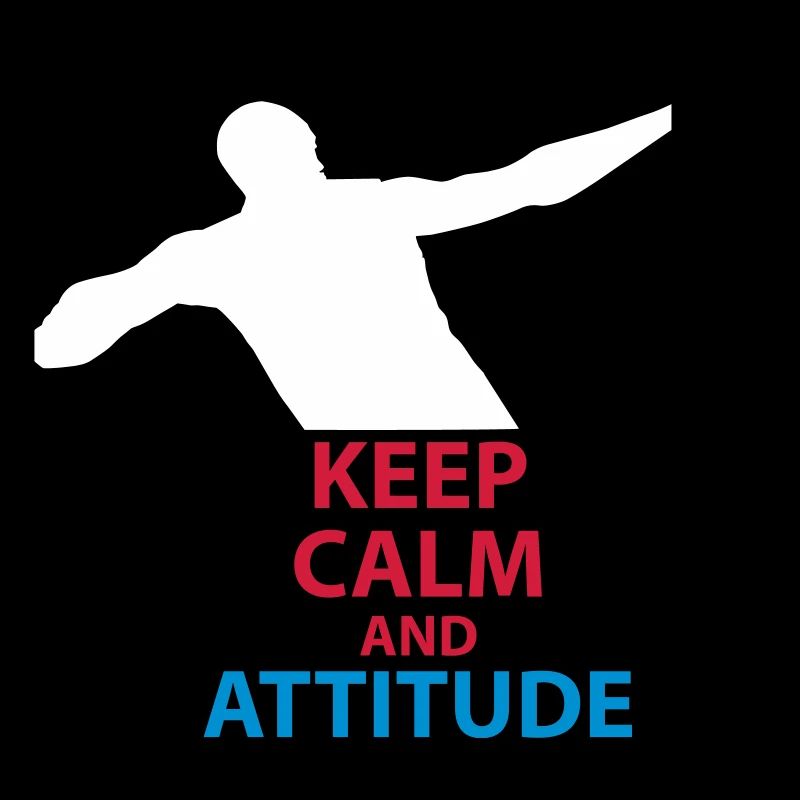 Calm and Attitude Silhouette