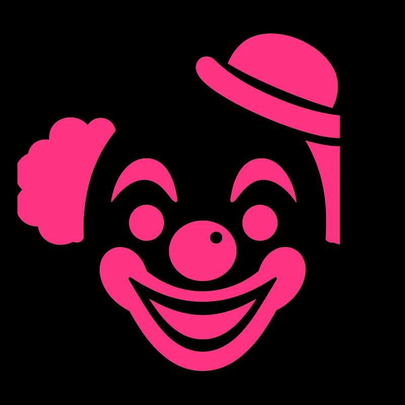 Pink Clown Motif
