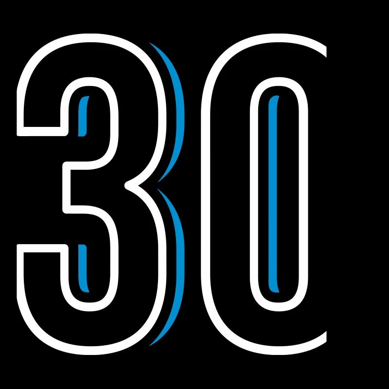 Number 30 - Thirty