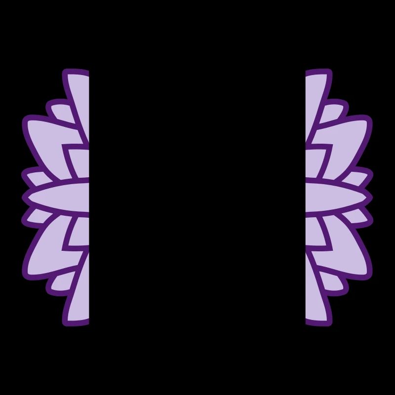 Runde Hübsche Blume Design