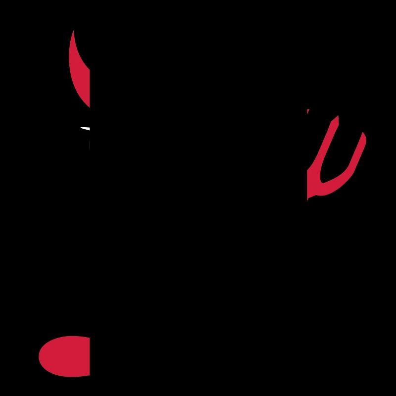 Pingouin Cornes de diable Trident Enfer Mal Satan