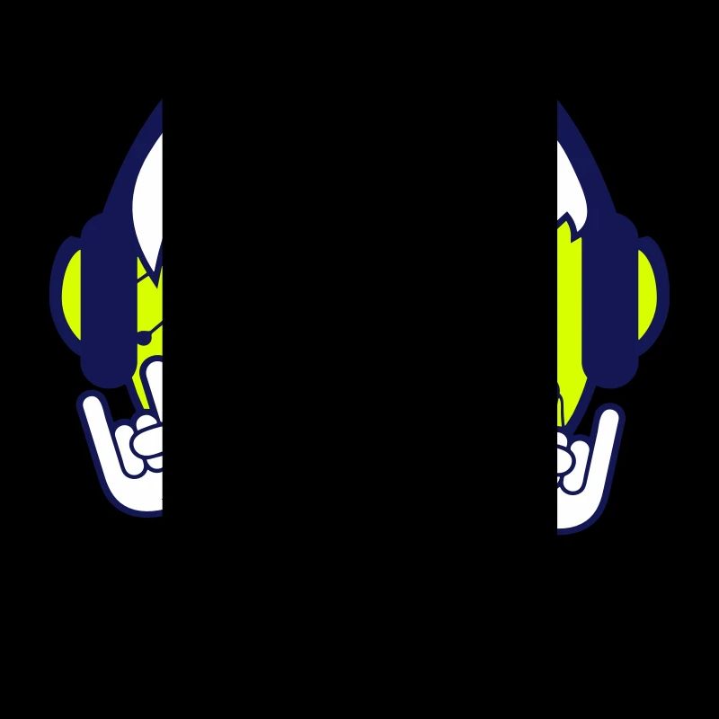 DJ Data Microchip Pattern Computer Nerd Geek Party