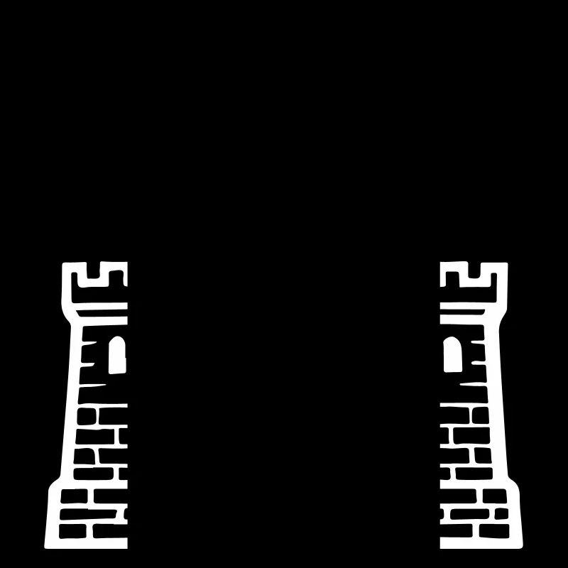 Castle Symbol Stone Wall