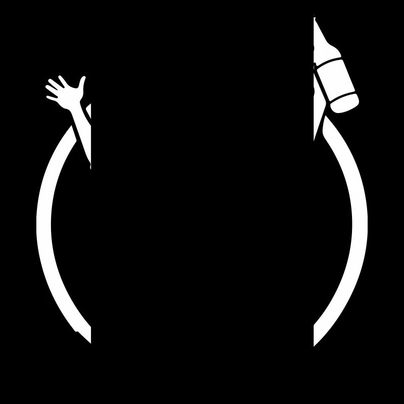 Silhouette Drinking
