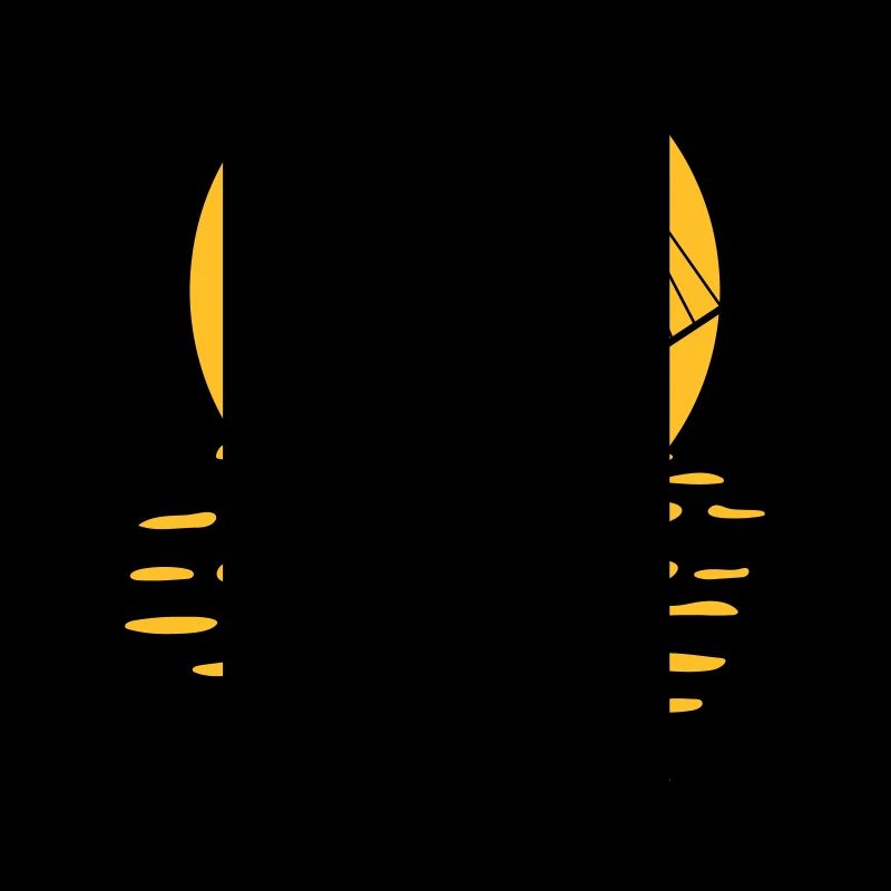 Segelschiff Silhouette Design