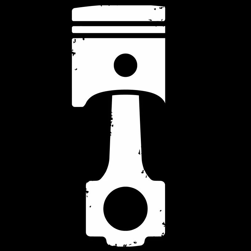 Piston Engine Vintage Icon Design