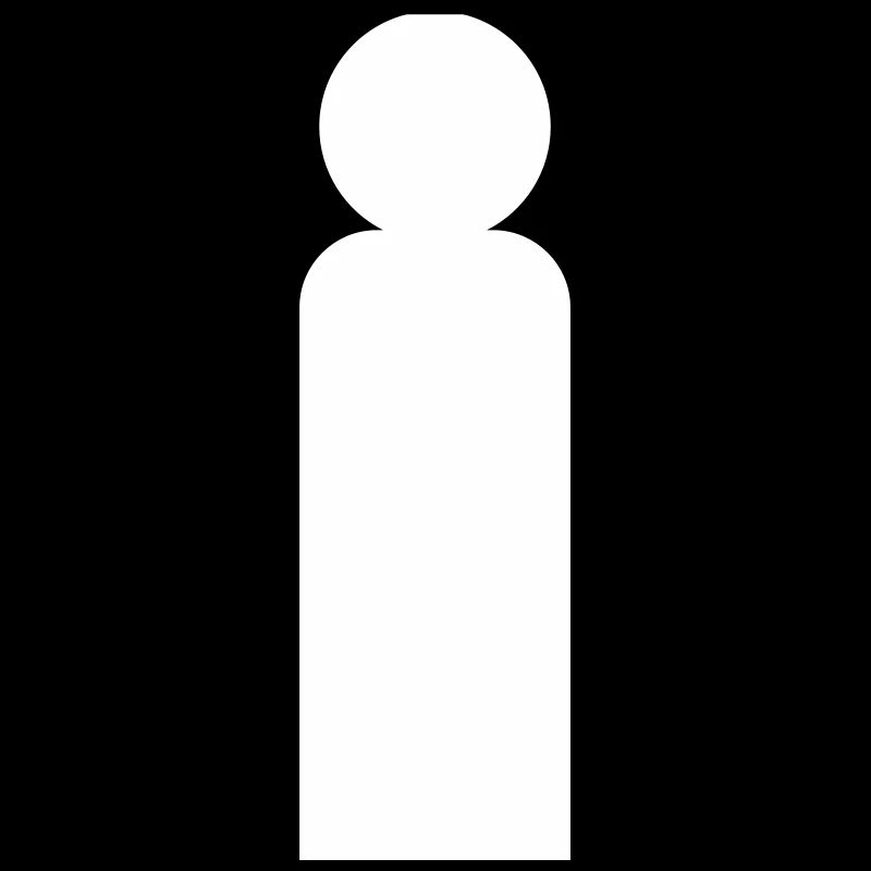 Minimalist Man Silhouette