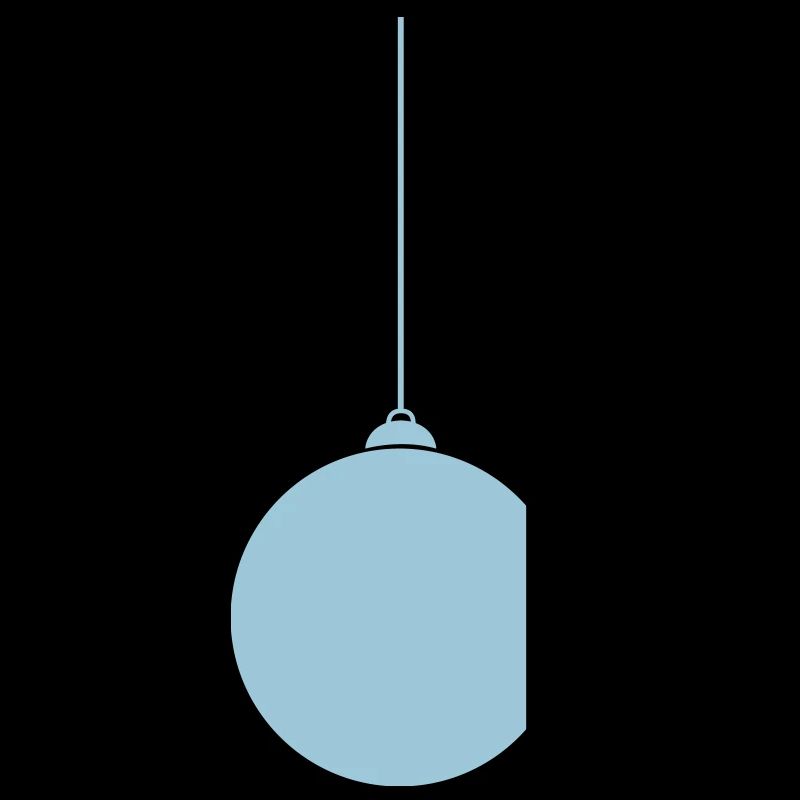 Weihnachtskugel Schneeflocken Blau Ornament