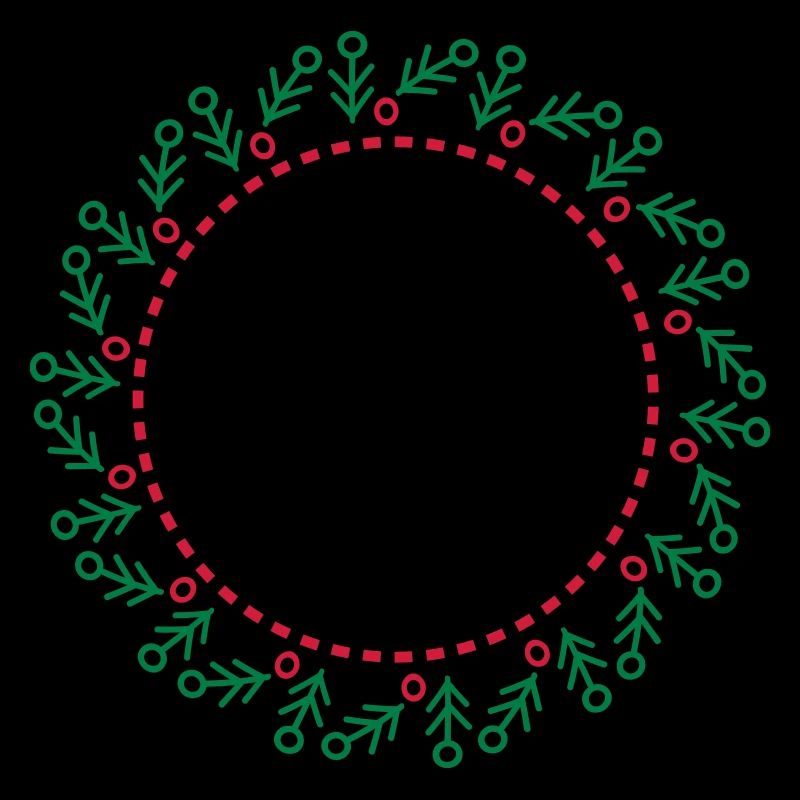 Neujahrs- und Weihnachtskranz