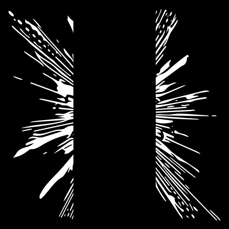 Explosion - Vintage Vector Lignes