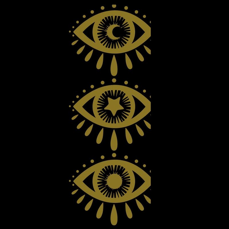 Mystic All Seeing Evil Eye Third Eye Trio
