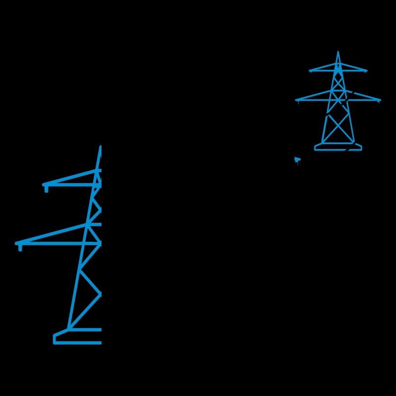 row pattern many track electricity mast power pole ele