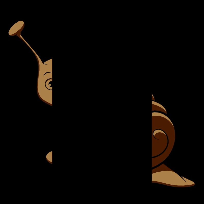 Schnecke lustig zwinkern