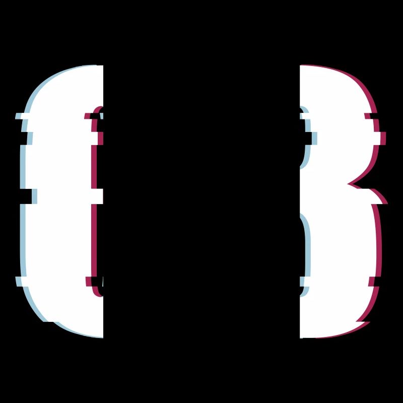 Drei 3 Three 03 Zahl Effekt Verzerrt Nummer