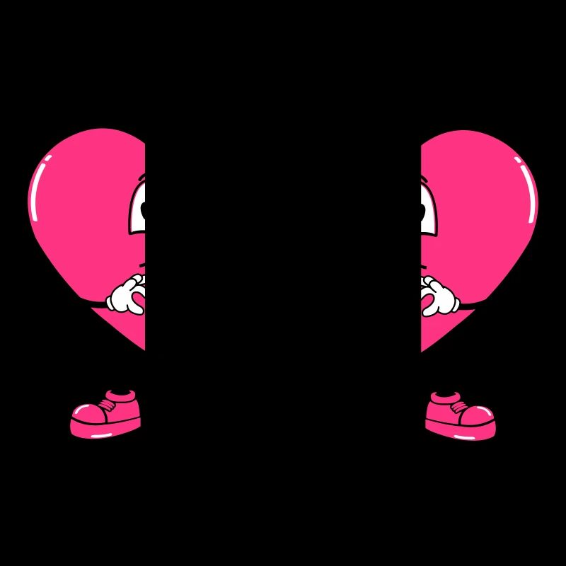 Amour des cœurs comiques