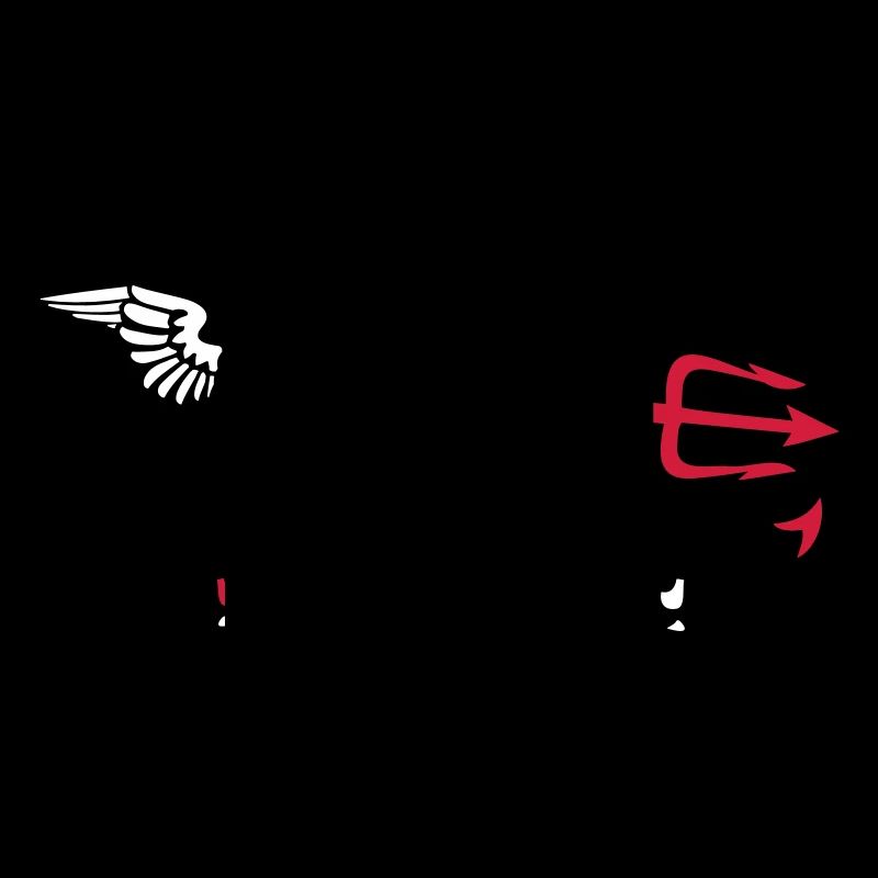 2 Sheep Angel Devil Satan Hell Evil Heaven Good