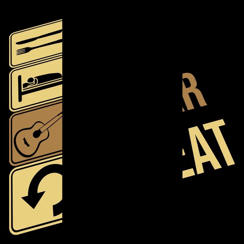 Gitarrist Eat Sleep Repeat