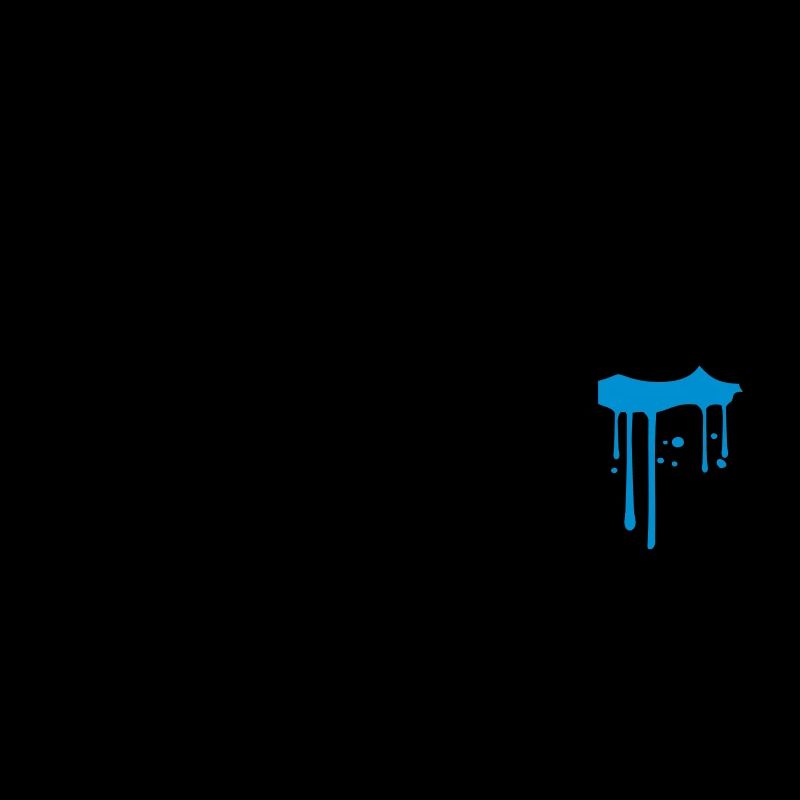 drops of wet graffiti spray waves line frequency