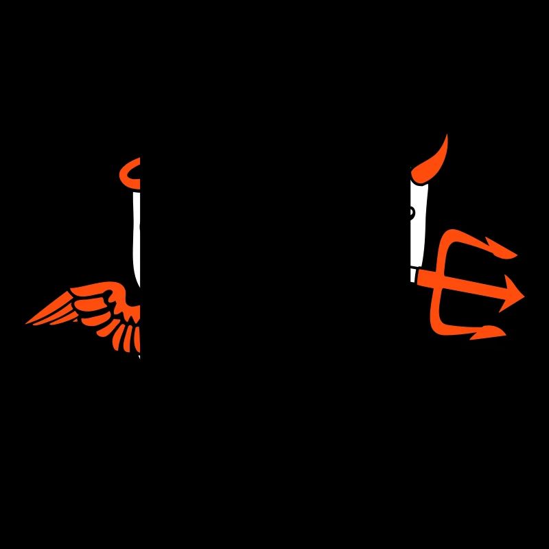 2 Dogs Angel Devil Satan Heaven Hell Conscience