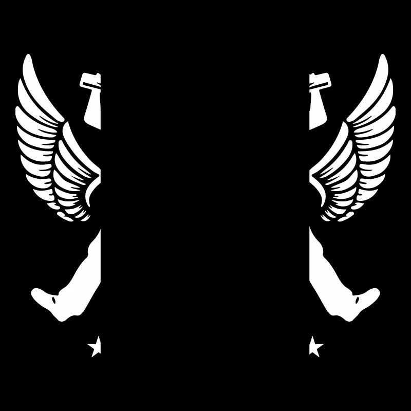 Drinking Beer Silhouette