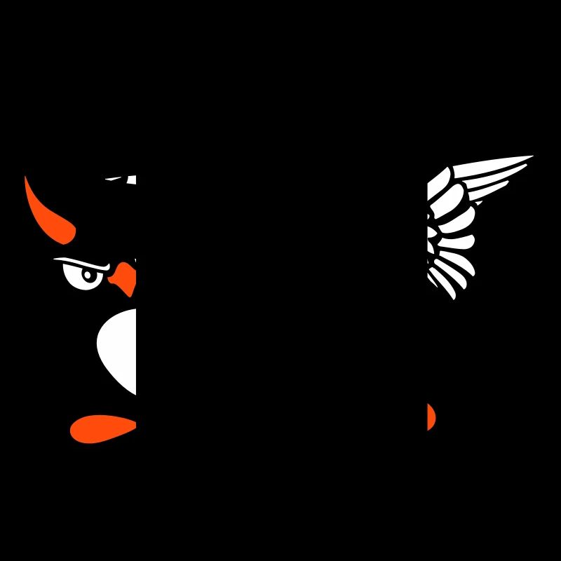 2 Pingouins Ange Diable Mal Bon Ciel Enfer Cool