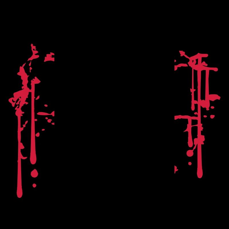 frame edging stay real red blood graffiti sprit