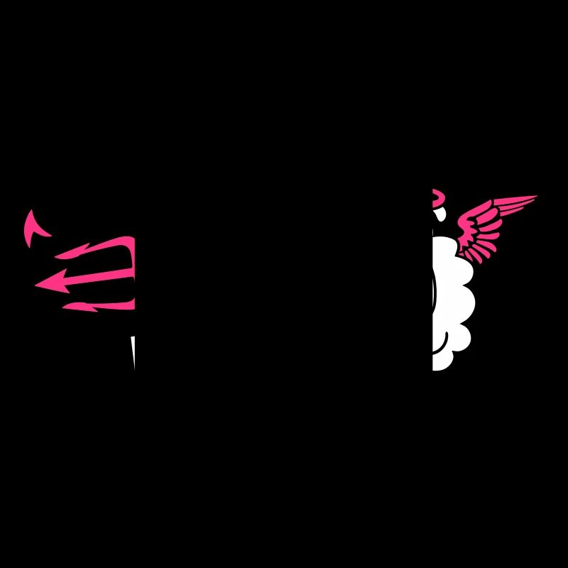 2 Sheep Angel Devil Satan Hell Evil Heaven Good