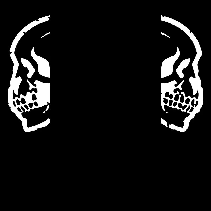 Three Grinning Vector Skull
