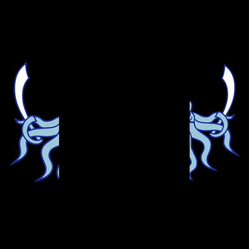 2 Pieuvre maléfique Pirate Céphalopode Calmar pieuvre