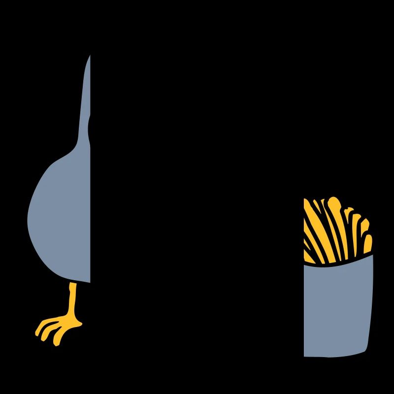 Fast-food mouettes volées