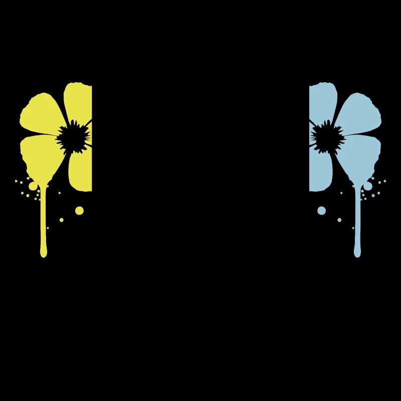 Flowers Cool Graffiti Drop Spray Spring Summer