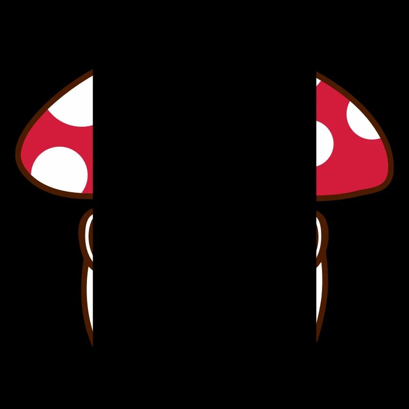 Champignon Lunettes de soleil Points rouges Champignon